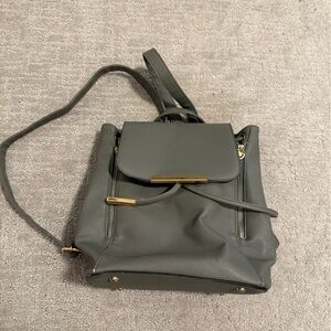 Elegant Gray Women's Backpack